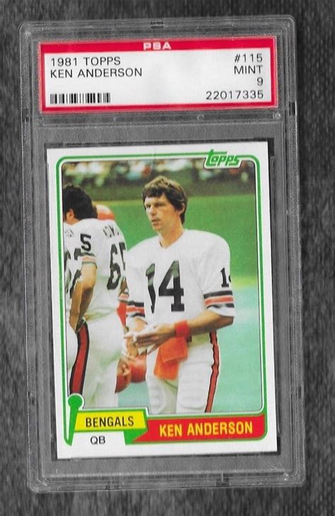 Auction Prices Realized Football Cards 1981 Topps Ken Anderson