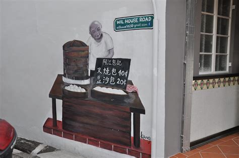 Penang street art- dimsum maker | Penang street art- mural/ … | Flickr