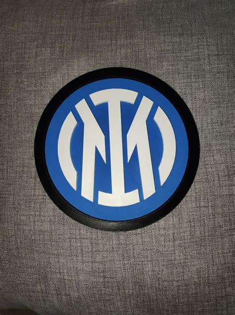 STL file New Inter Milan Badge・Model to download and 3D print・Cults