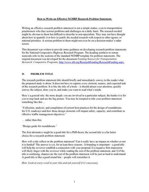 50 Printable Problem Statement Templates (MS Word) ᐅ TemplateLab