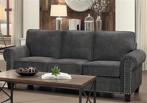 Cornelia Dark Grey Sofa - 1StopBedrooms.