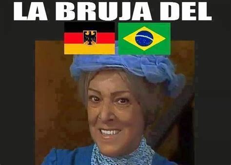 Memes de Internet: la bruja del 71 - alemania 7 brasil 1