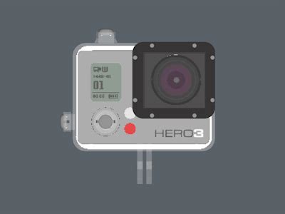 Gopro Hero3 Isometric Flat [GIF] by Nick Paradise on Dribbble
