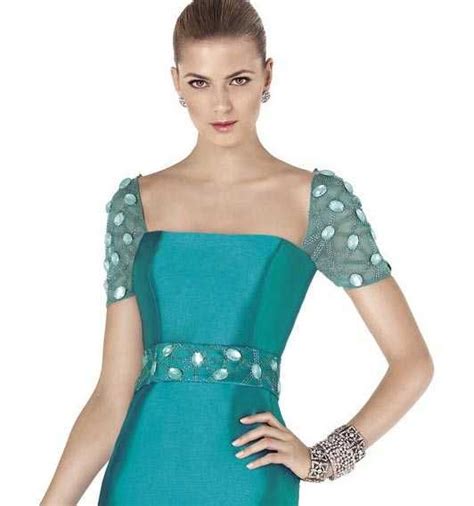 Vestido de fiesta escote cuadrado Stunning Prom Dresses, Cute Dresses, Women's Dresses, Evening ...