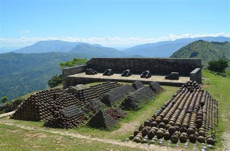 The Citadelle Laferrière, located on top of a mountain in northern Haiti, is one of the largest ...