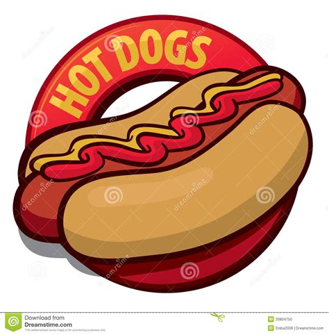 Free hot dog clipart images