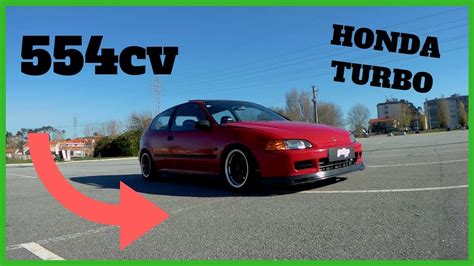 Honda civic turbo "o famoso AL" - YouTube