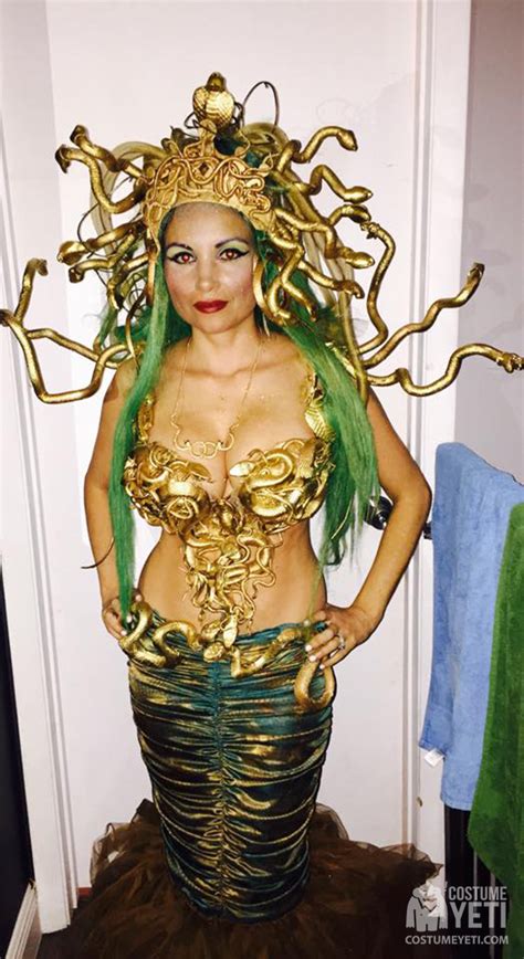 DIY Golden Medusa Costume - Costume Yeti