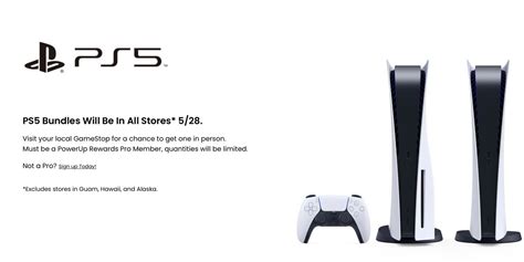 GameStop Announces One-Day PS5 Restock Event