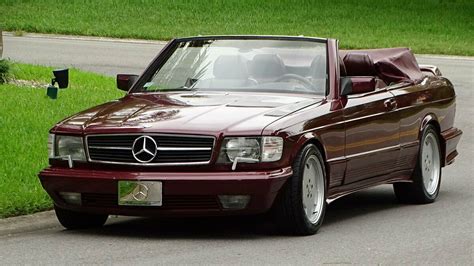 1985 MERCEDE BENZ 500SEC AMG STRAMAN CONVERSION CONVERTIBLE S CLASS ...