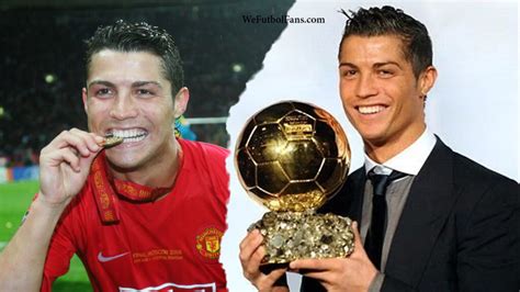 Cristiano Ronaldo's First Ballon d'Or Win in 2008 with Manchester United