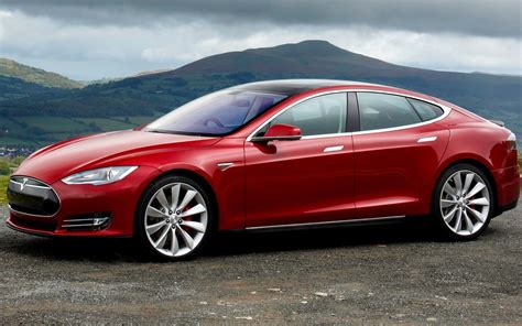 Red Tesla Model S Wallpapers - Top Free Red Tesla Model S Backgrounds ...