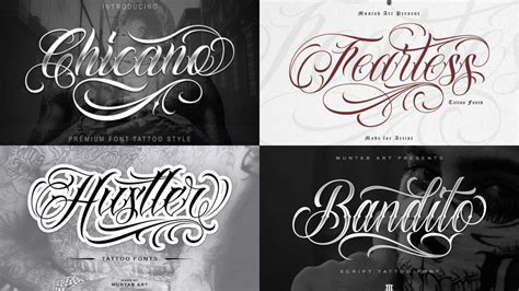 15+ Best Tattoo Calligraphy Fonts