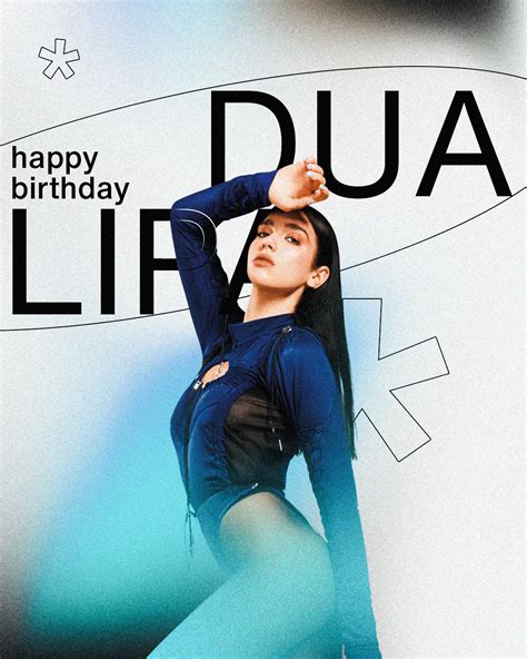 HAPPY BIRTHDAY DUA LIPA on Behance