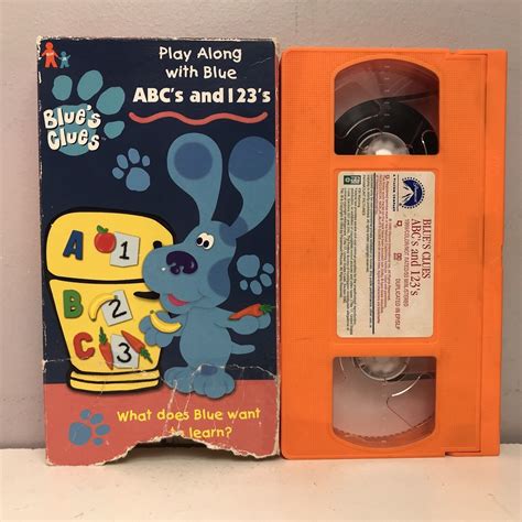 Nick Jr Blues Clues Abc S Vhs Video Tape Only Nickelodeon Buy | The Best Porn Website