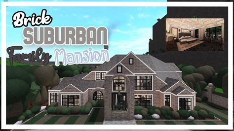 |ROBLOX Bloxburg| Brick Suburban Family Mansion Speedbuild Part One| $1 ...