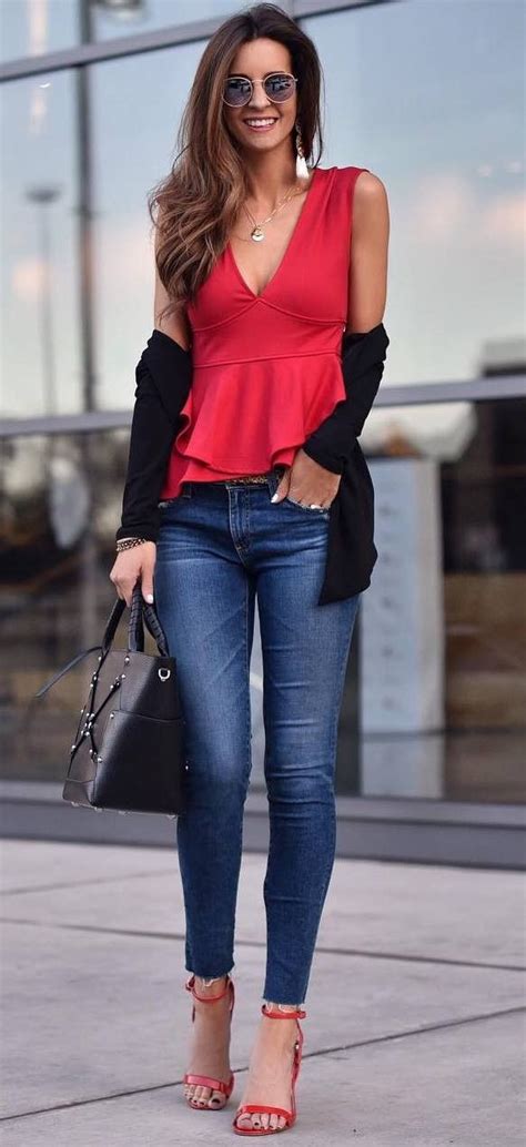 28 Awesome Jeans Outfits with High Heels You Must Have