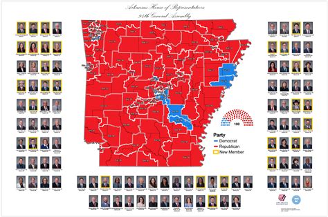 House of Representatives District Map (94th General Assembly: 2023 ...