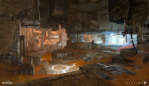 ArtStation - Destiny: Vex Interior, Dorje Bellbrook | Concept art, Concept art tutorial ...