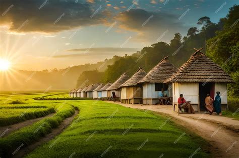 Premium Photo | Village in bangladesh