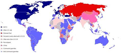 Map of the Cold War - Vivid Maps