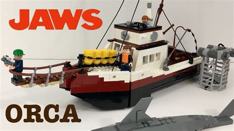 LEGO Jaws Orca Minifigure-Scale Model (Custom Build!) - YouTube