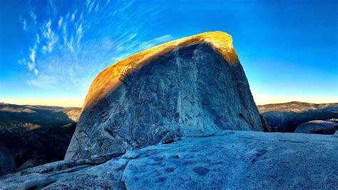 Hiking up Yosemite's Half Dome at sunrise - Yosemite National Park Trips