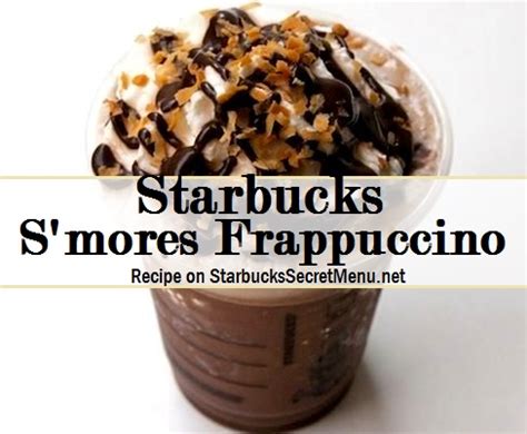 Starbucks S'mores Frappuccino | Starbucks Secret Menu