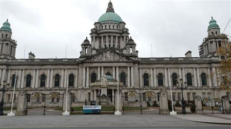 Man charged following attack outside Belfast City Hall - BBC News