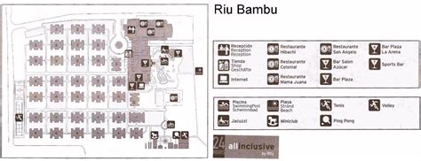 Map Layout Riu Bambu | Punta cana map, Riu palace punta cana, Punta cana resort