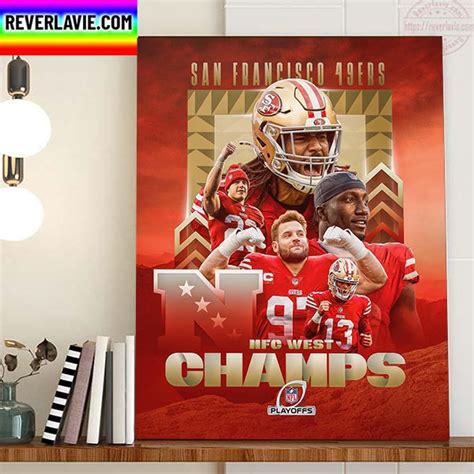 San Francisco 49ers 2022 NFC West Division Champions 15'' X, 54% OFF