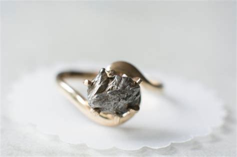 Real Meteorite Jewelry by MirielDesign on Etsy