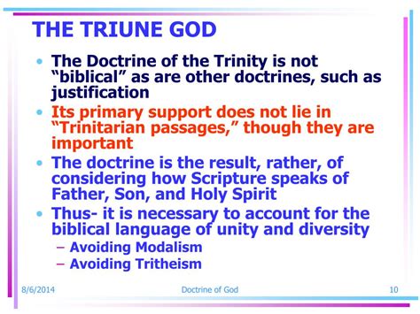 PPT - THE DOCTRINE OF GOD PowerPoint Presentation, free download - ID:2945518