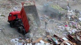 Garbage Truck Stock Footage - Video: 36931929