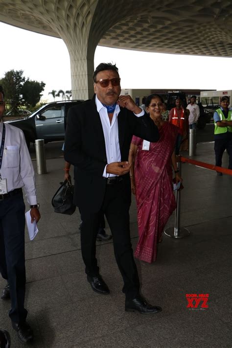 Mumbai: Jackie Shroff seen at airport - Social News XYZ