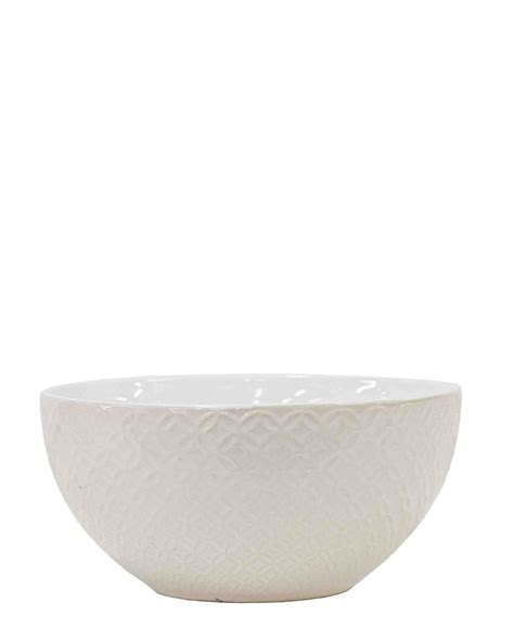 Kitchen Life Ceramic Salad Bowl - White – The Culinarium