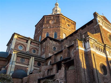 View of Cathedral of Pavia at Sunset Stock Photo - Image of european, martire: 141997518