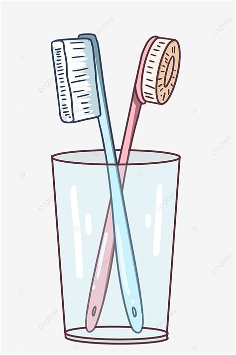 Cartoon Toothbrush PNG Image, Toothbrush Wash Cartoon Illustration ...