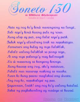 Halimbawa Ng Soneto – Halimbawa