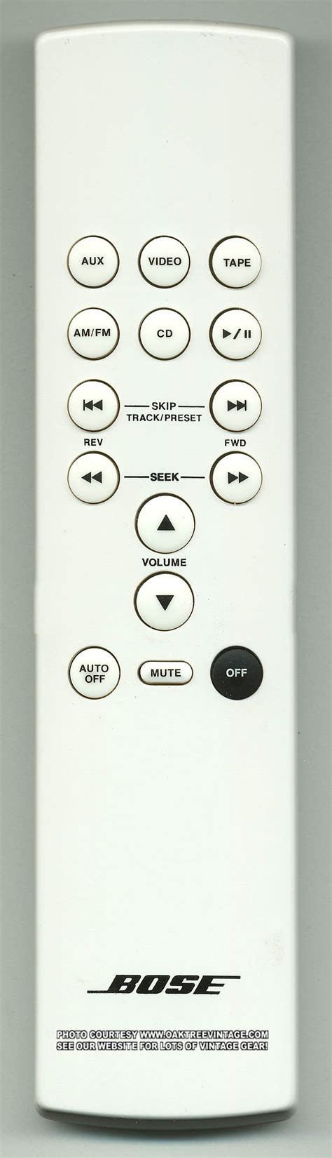 BOSE RC-5 / RC5 Audio System Remote Control.