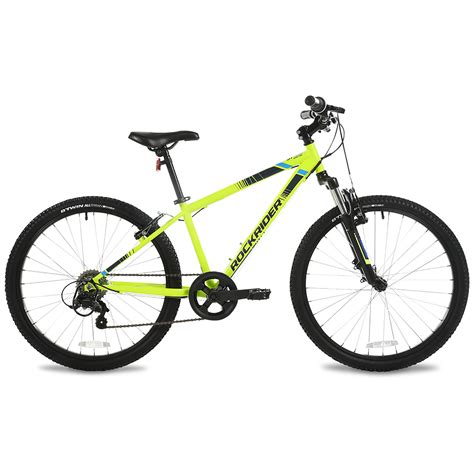 Rockrider ST 500 Kids' 24-Inch Mountain Bike 9-12 Years - Neon Yellow ...