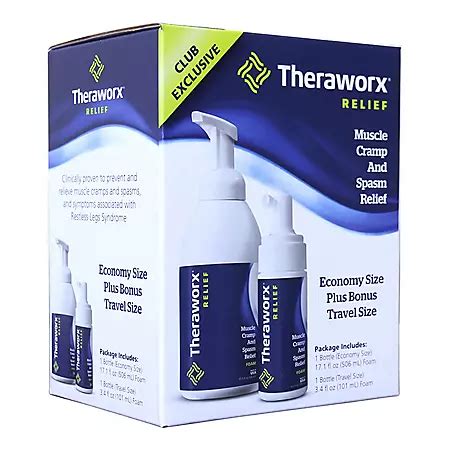 Theraworx Relief Fast-Acting Foam for Leg Cramps, Foot Cramps and ...