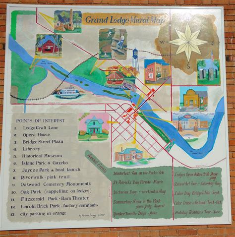 Grand Ledge Mural Map smaller – Mid-Michigan Art Guild