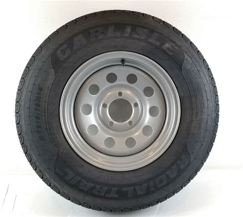 Shorelander 4300364 ST215/75R14 Load Range C Tire and Wheel Assembly - Modular Style Rim| MFG ...