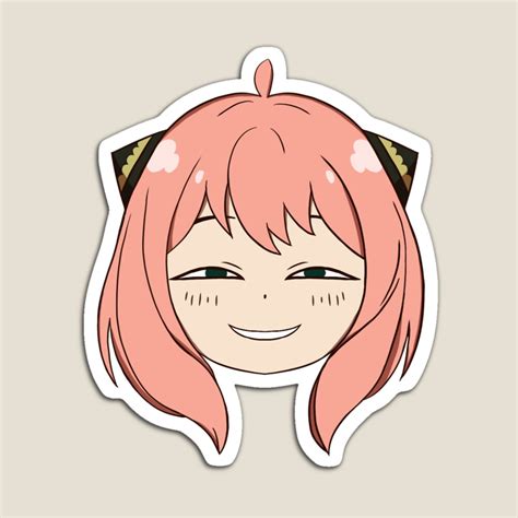 Anya Smug Face - Spy X Family Fanart by aeeenry | Redbubble in 2022 ...