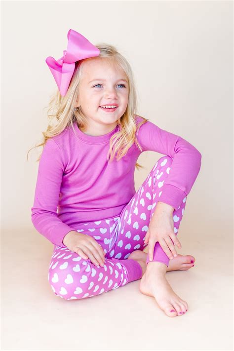 Valentine's Heart Kids Pajamas - ARB Blanks