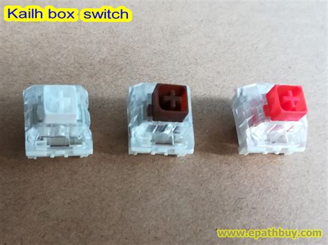 Kailh box RGB switch, buy kailh box switches, red, brown, black, white switches