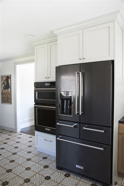 Black Stainless KitchenAid Appliances - Room For Tuesday