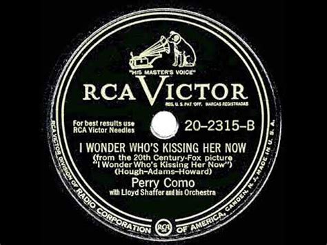 Perry Como - I Wonder Who's Kissing Her Now (1947 Music Video) | #70 Song