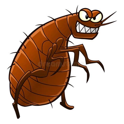 Flea. Cartoon flea, animal parasite. Cartoon vector pest series , #spon ...